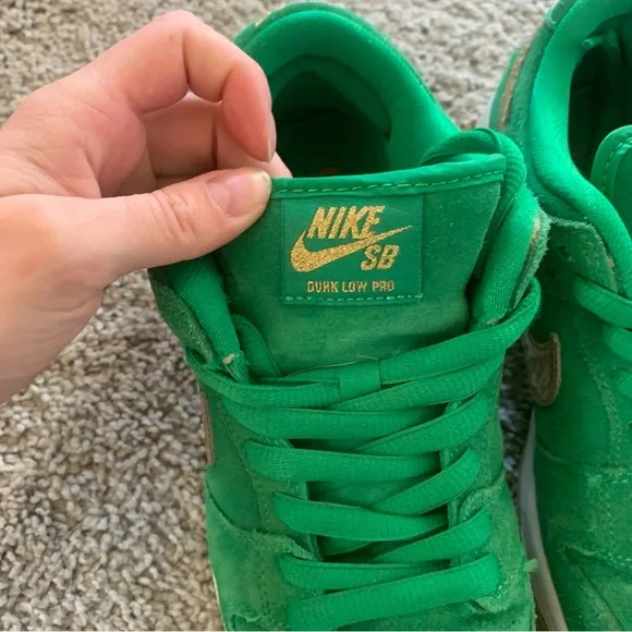 Nike SB Dunk Low Pro ST. Patricks Day 2022 Sneakers Men’s 6.5 - Picture 4 of 9